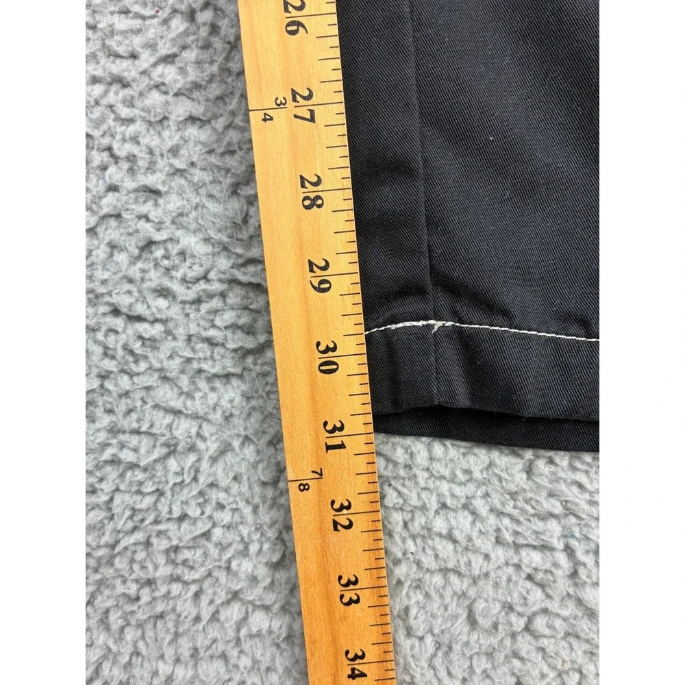 True Religion Contrast Stitch Cargo Pants Mens 34 Black Streetwear Y2K Casual